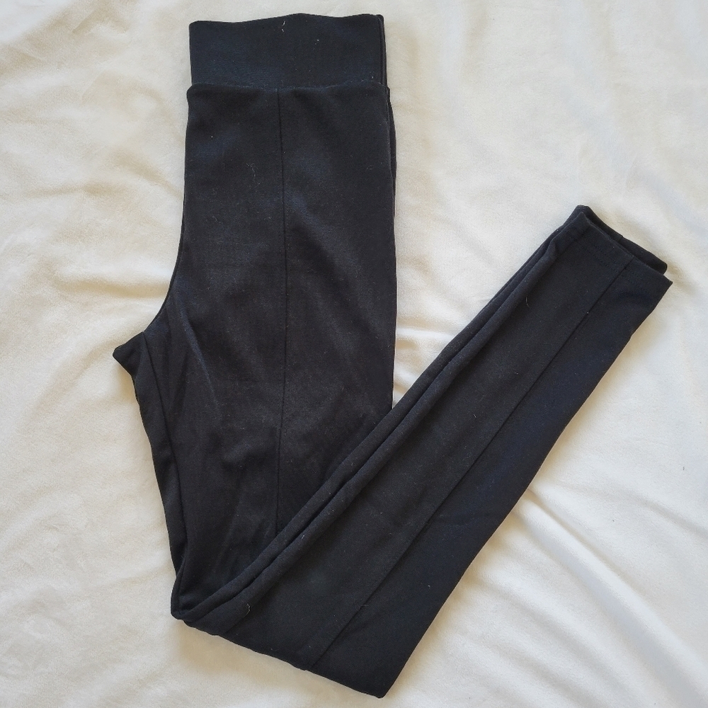 Gap true black high rise seamed legging  XS